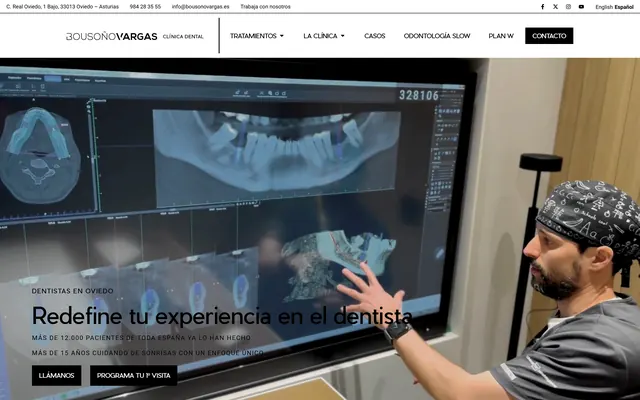Web de Bousoño Vargas: Portada