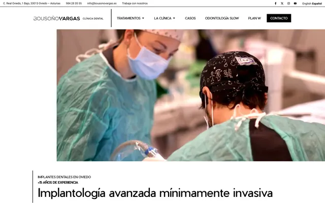 Web de Bousoño Vargas: Implantes dentales