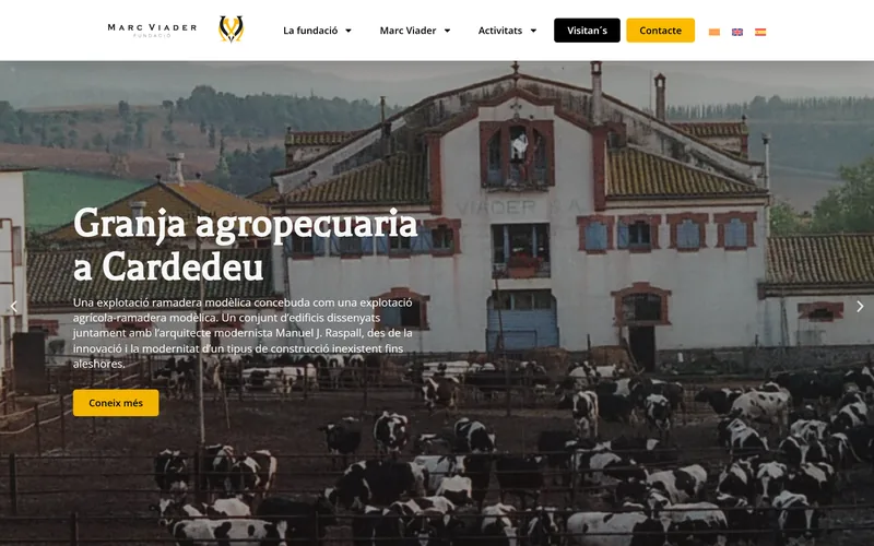 Web de una fundación agropecuaria
