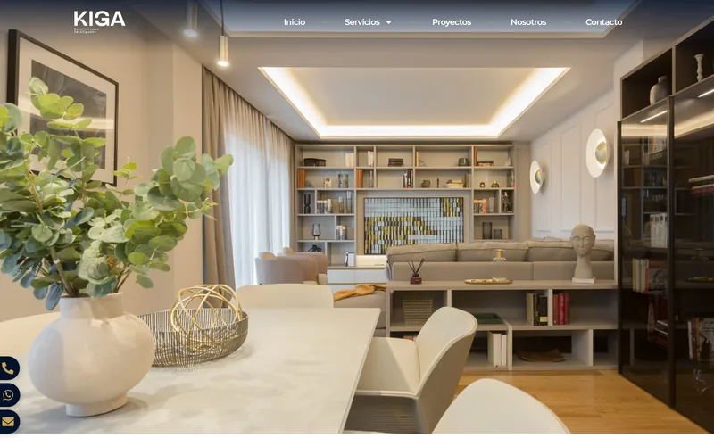 Web de un estudio de reformas e interiorismo