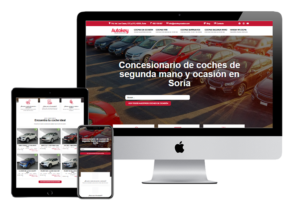 Autokeyocasion - Diseño web a medida para Wordpress en Cantabria by Gregores One