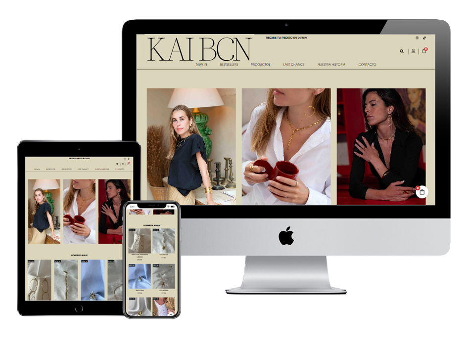 KAI BCN - Diseño tienda online con WooCommerce en Cantabria by Gregores One