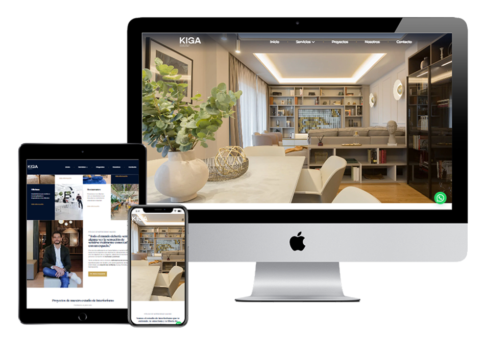 Kiga - Diseño Web a medida para Wordpress by Gregores One