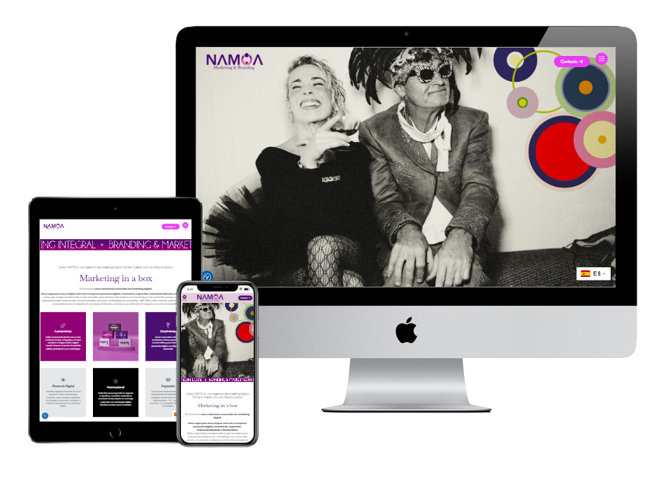 Namoa Marketing - Diseño Web a medida para Wordpress by Gregores One