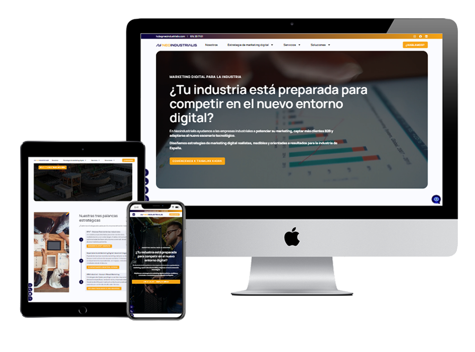 Neoindustrialis - Diseño Web a medida para Wordpress by Gregores One