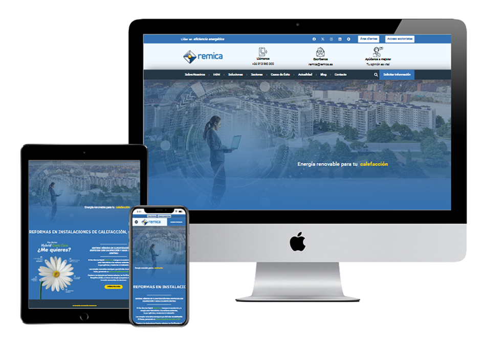 Remica - Diseño Web a medida para Wordpress by Gregores One